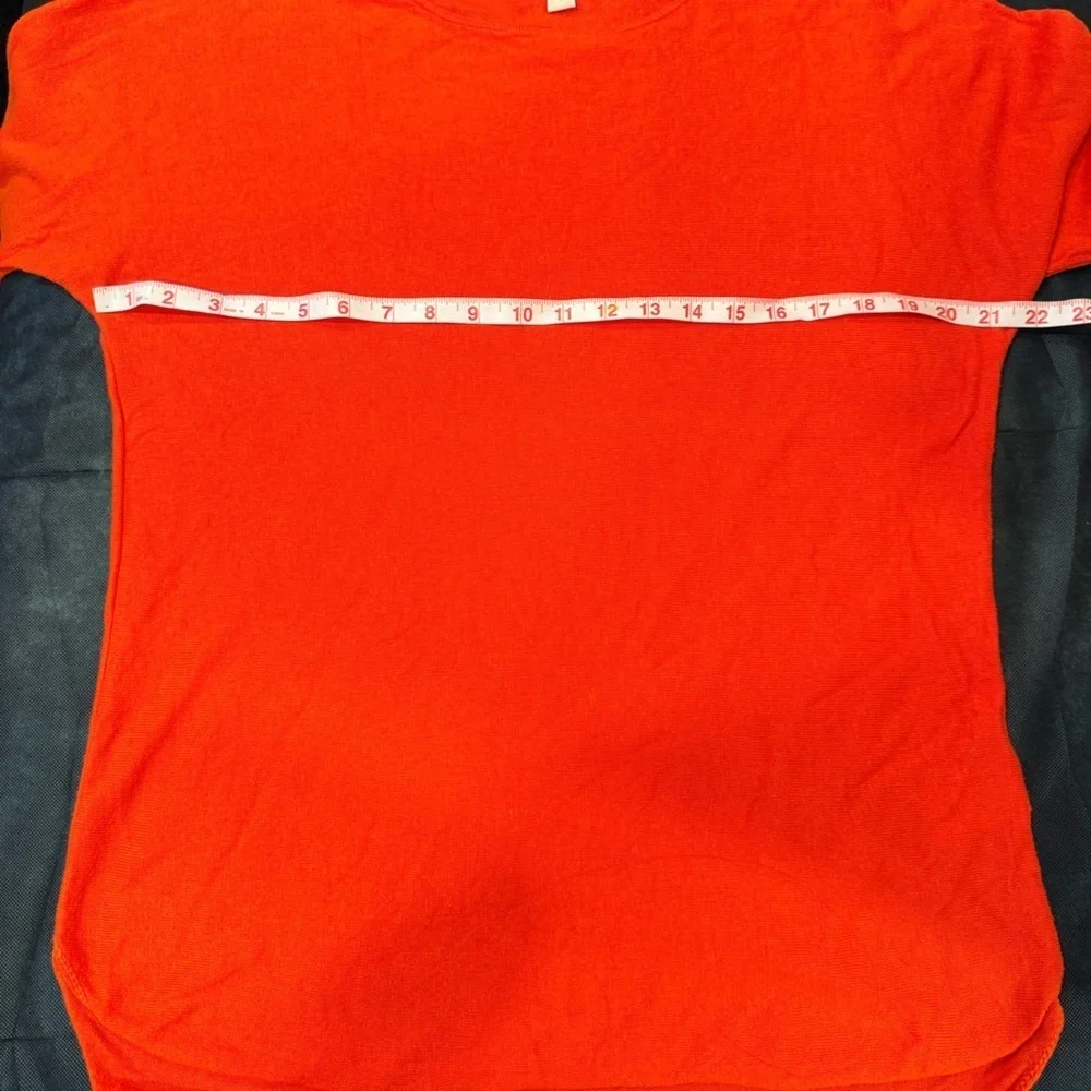 🔥Michael Kors Women's Orange Long Sleeve Top Sz L EUC🔥